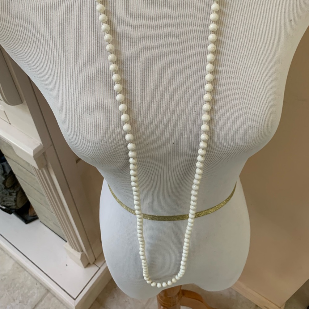 Long beaded necklace